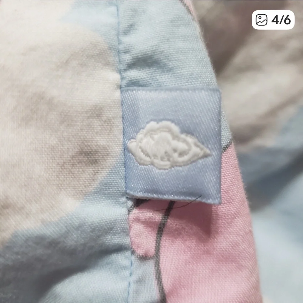 Nick & Nora Kids Pajama Set - Light Blue with Pink Flying Pigs - Picture 5 of 10